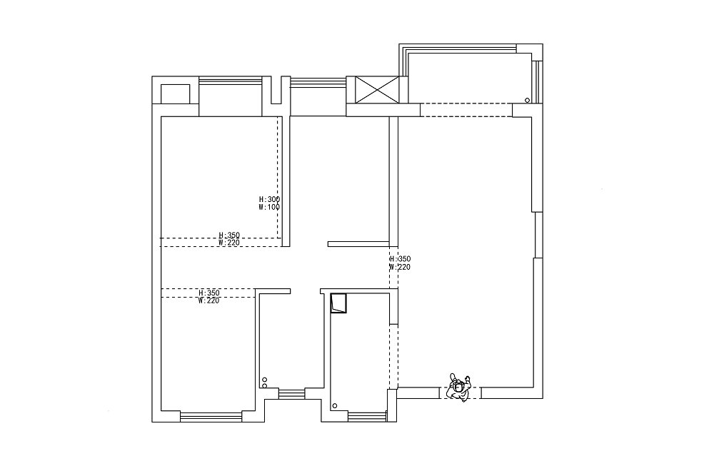 中建鉑公館106平法式復(fù)古風(fēng)格裝修效果圖